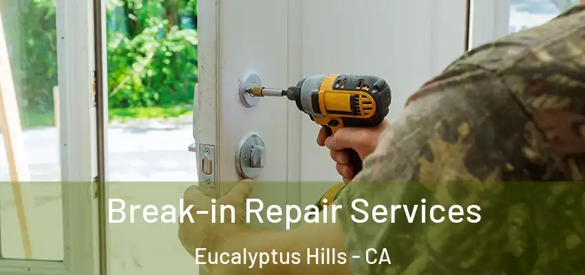  Break-in Repair Services Eucalyptus Hills - CA