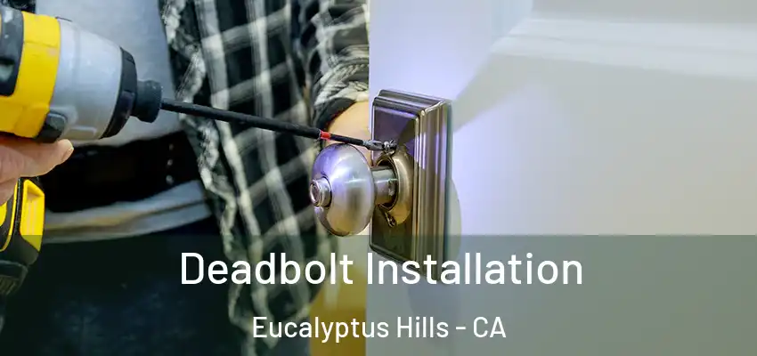  Deadbolt Installation Eucalyptus Hills - CA